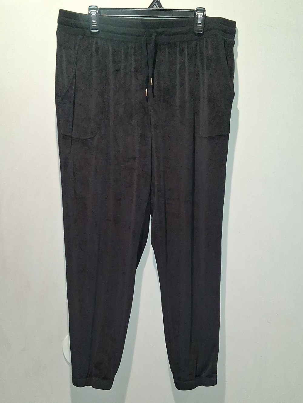 Women's Black Drawstring Lounge Pants